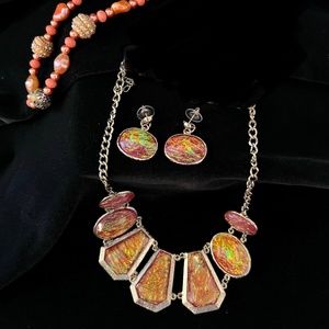 COORDINATING NECKLACES AND EARRINGS